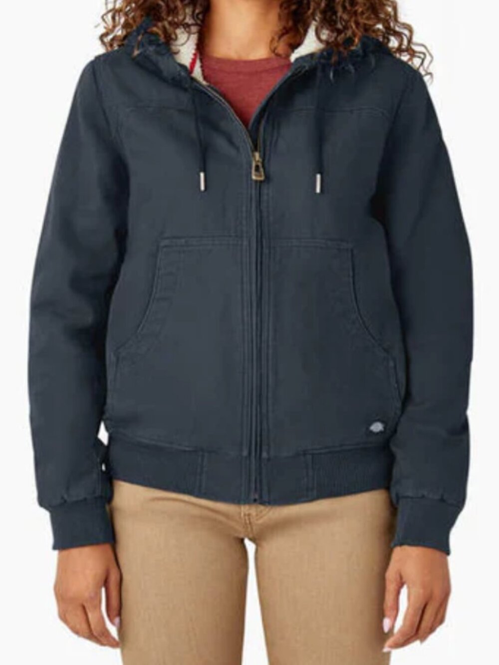 NEW Dickies Hooded Duck Bomber Jacket : Large